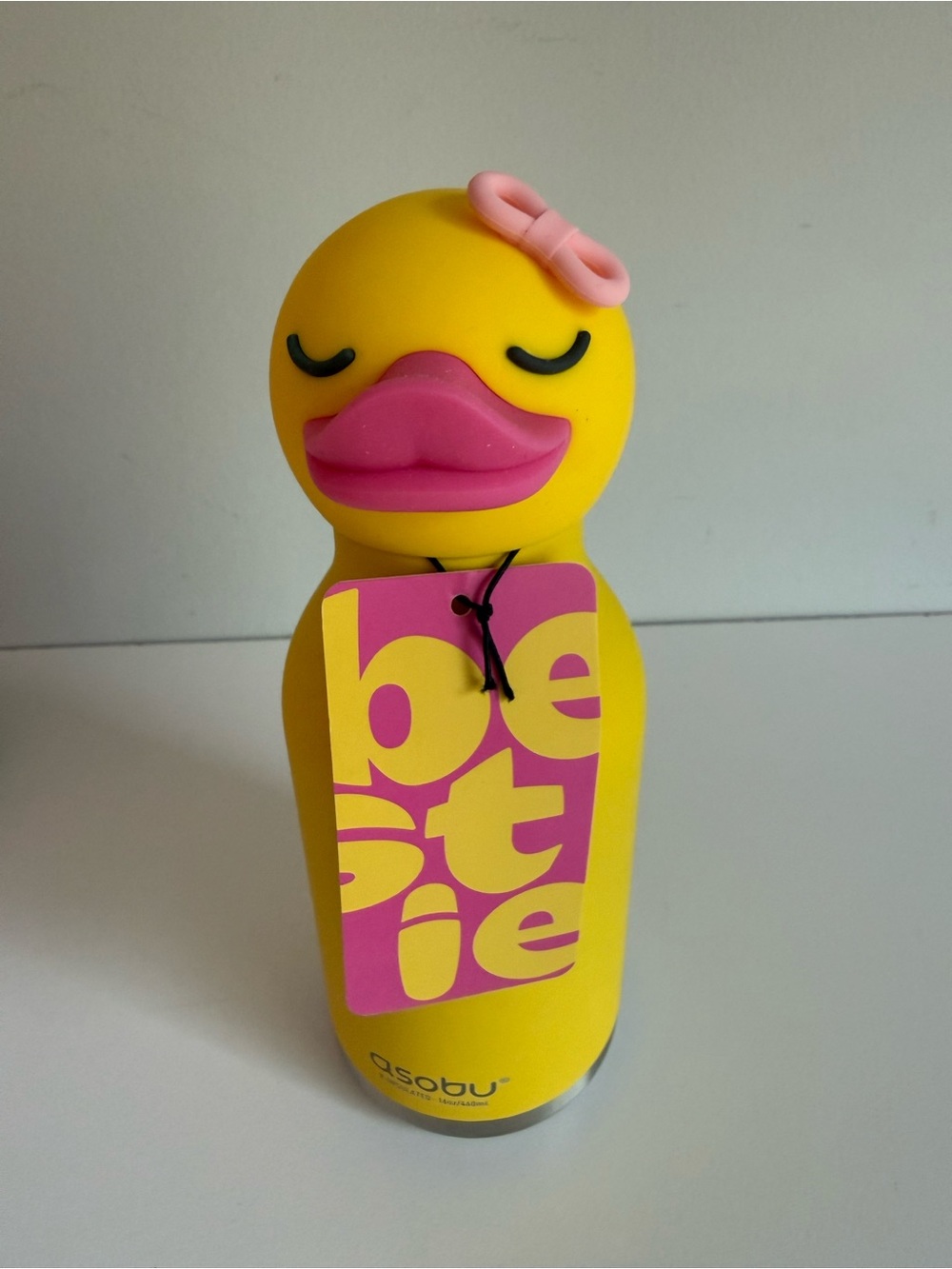 Asobu Bestie Insulated Stainless Steel Water Bottle 16oz Duck Jellyfish New - Picture 5 of 5